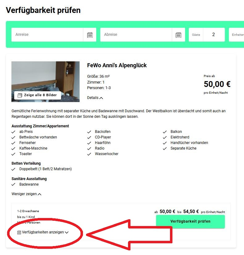 Kalender anzeigen